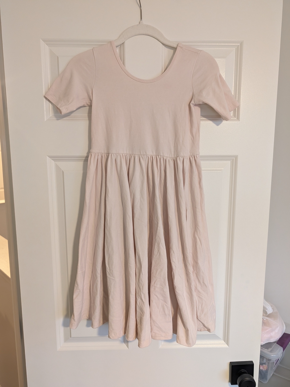 Short Sleeve Ballet Dress in Blush from Alice + Ames